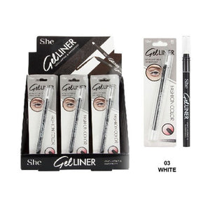 S.he Gel Liner Pencil – White